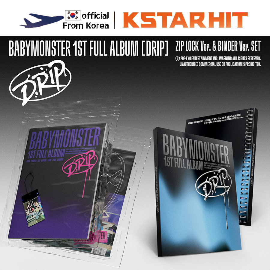 (2種セット) BABYMONSTER - DRIP (1stフルアルバム)