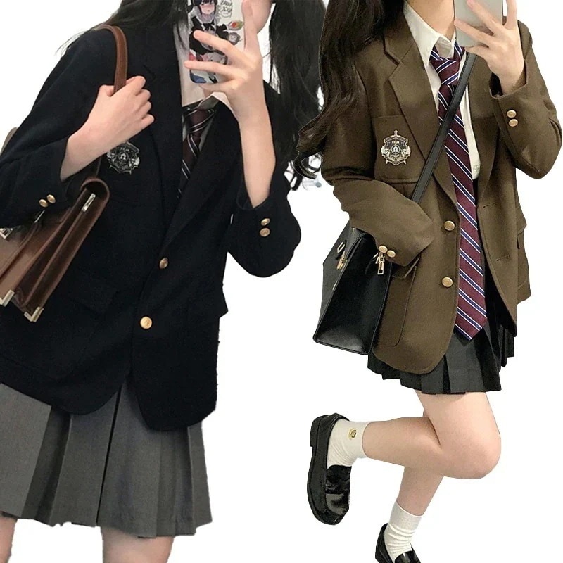 新作 セットアップ レディース 4点セット 長袖 制服 ジャケット シャツ リボン 卒業式 女子 スーツ 小学校 卒服 韓国ファッション 女の子 お受験 プリーツ きれいめ 学生服 高校g 8,070円