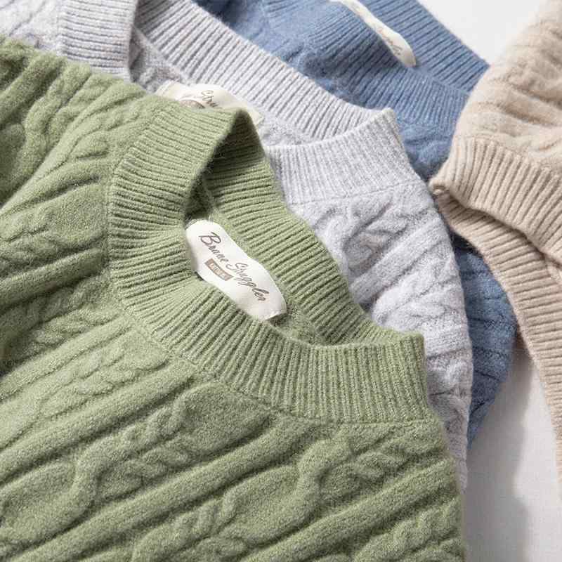 メンズ ファッション 男性用 オシャレ シンプル 大人 かっこいい 大きいサイズ ストリート 紳士服 セーター 秋冬 シンプル ジャカードセーター カジュアル カップル スタイル 暖かい プルオーバー