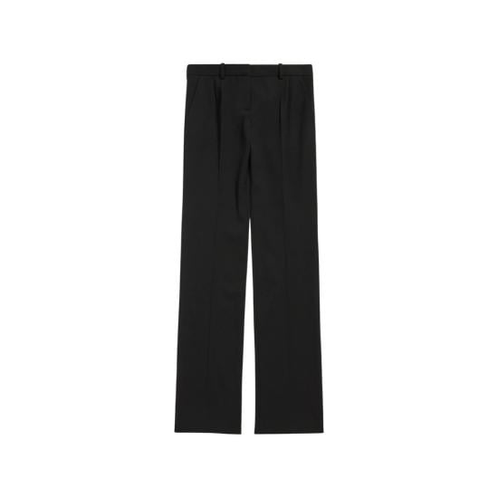 BALENCIAGA Women Straight Pants 872125 TJT21 1000 BLACK