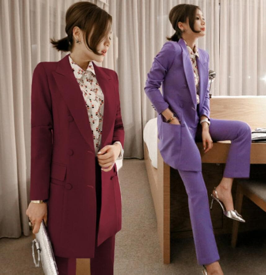 セットアップ レディーススーツ 上品 フォマール エレガント カジュアル 長袖 無地 OL女性 事務服 オフィス ビジネス セレモニースーツ 通勤就活面接 入社 お呼ばれ 結婚式 二次会 20代30代