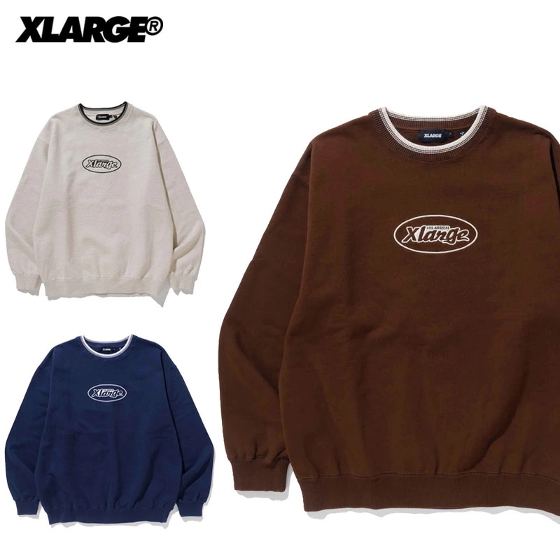 エクストララージ XLARGE RETRO CREWNECK SWEATSHIRT スウェット クルーネック トレーナー メンズ [AA]