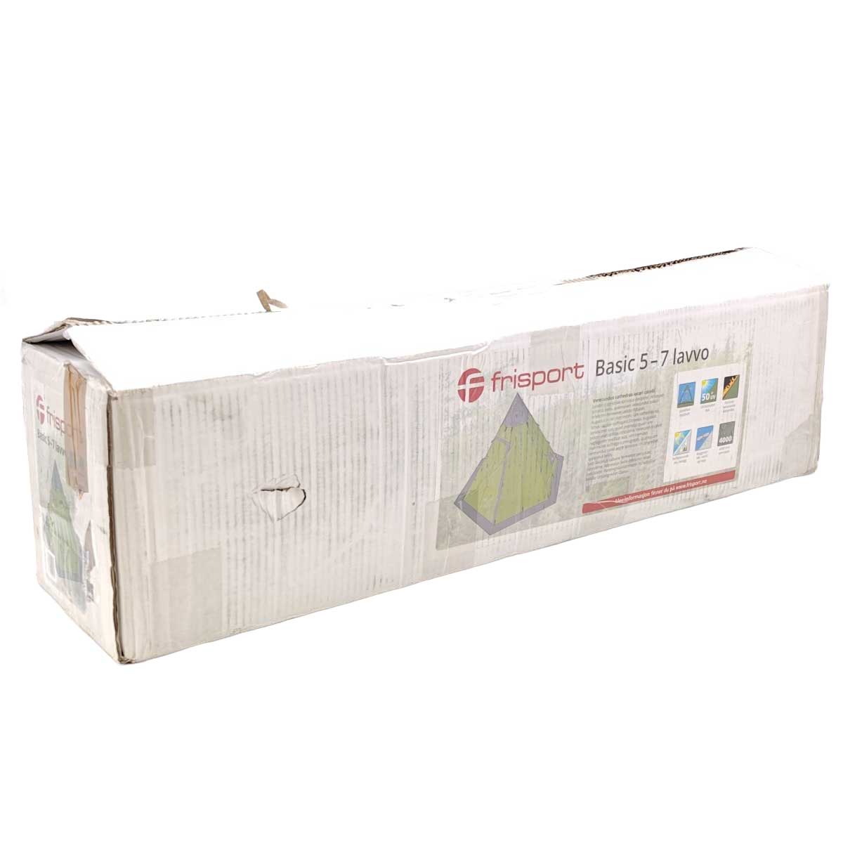 【中古・未使用品】Frisport フリスポート ベーシック 5-7 lavvo ティピーテント 5～7人用 ワンポールテント アウトドア キャンプ