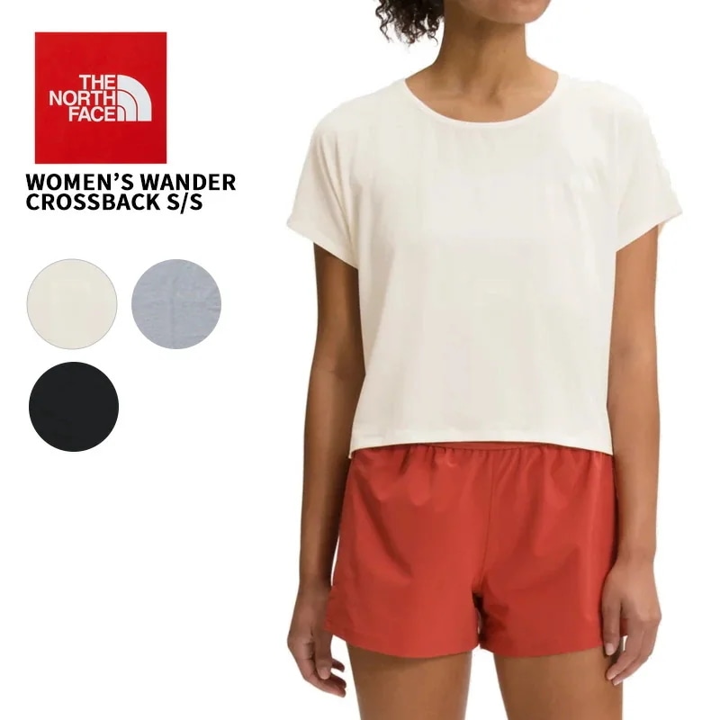 ザ・ノース フェイス 半袖Tシャツ THE NORTH FACE Women’s Wander Crossback S/S Tシャツ スポーツウエア ウィメンズ レディース nf0a7qau