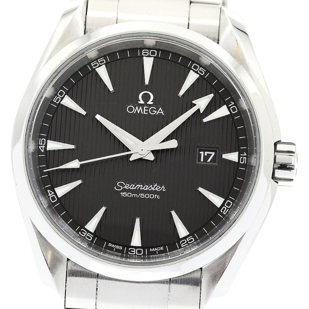 オメガ OMEGA 231.10.39.61.06.001 シーマスター アクアテラ デイト クォーツ メンズ _916156【中古】