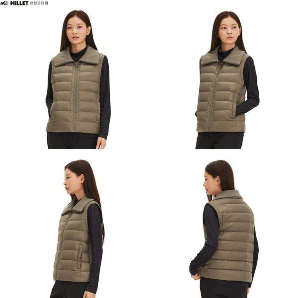 パディングベスト 女性 冬 ダウンベスト MLUWV655A1_IC