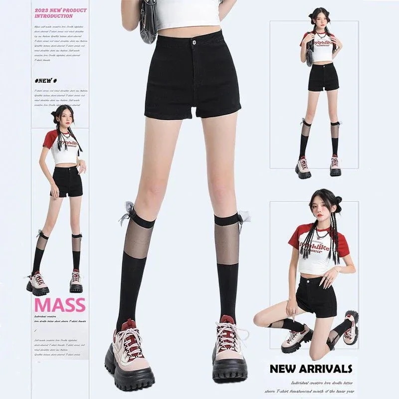 【20点セット】【急速出荷】2025夏 デニムショートパンツ 黒ストレートストレッチデニムパンツ女性ダンスバッグヒップハイウエストホットパンツハーフパンツ レディース ショーツ 韓国ストリートファッシ 29,382円