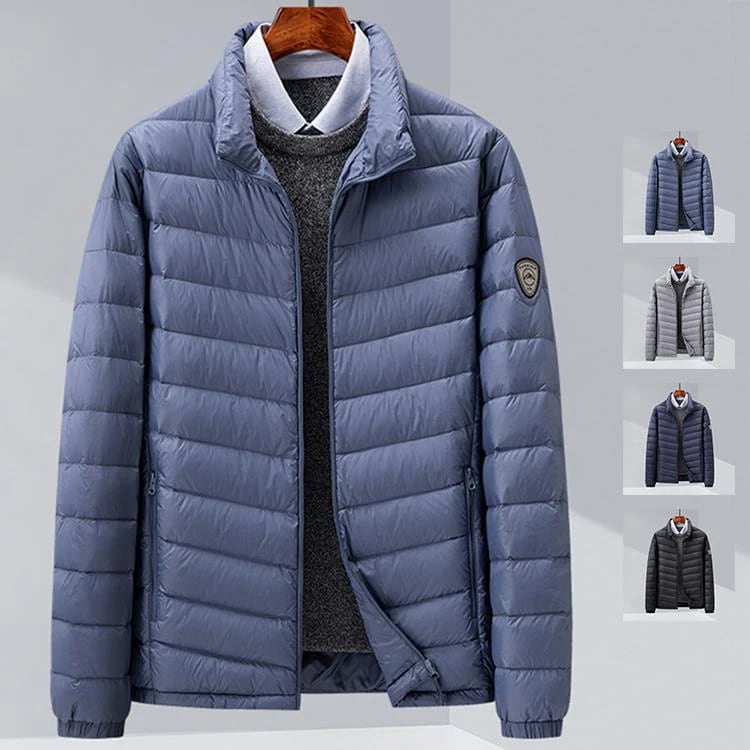 メンズ ダウンジャケット ブルゾン ジャンパー ライトダウンジャケット 軽量 アウター あたたか 秋冬 防寒着 ビジネス