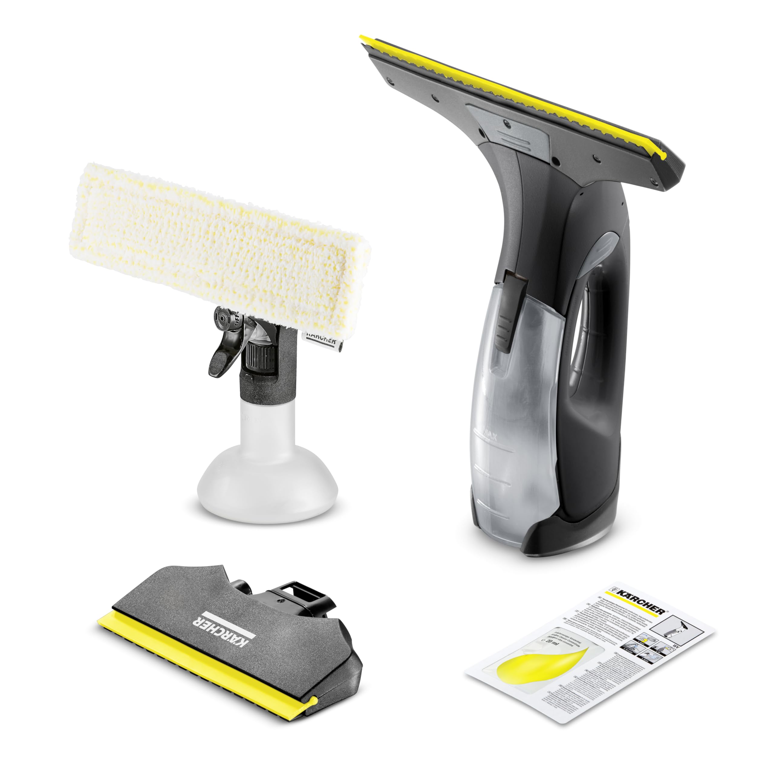 全国送料無料 ケルヒャー(Karcher) ウォーターバキュームクリーナー WV 2 Black Edition ハンディ掃除機(水用) 窓掃除 テーブル ガラステーブル 1.633-658.0