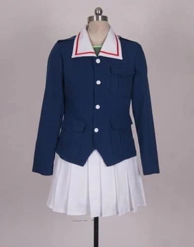 ガールズ＆パンツァー 大洗女子学園パンツァー服 秋山優花里 西住みほ コスプレ衣装 ウィッグ靴追加可