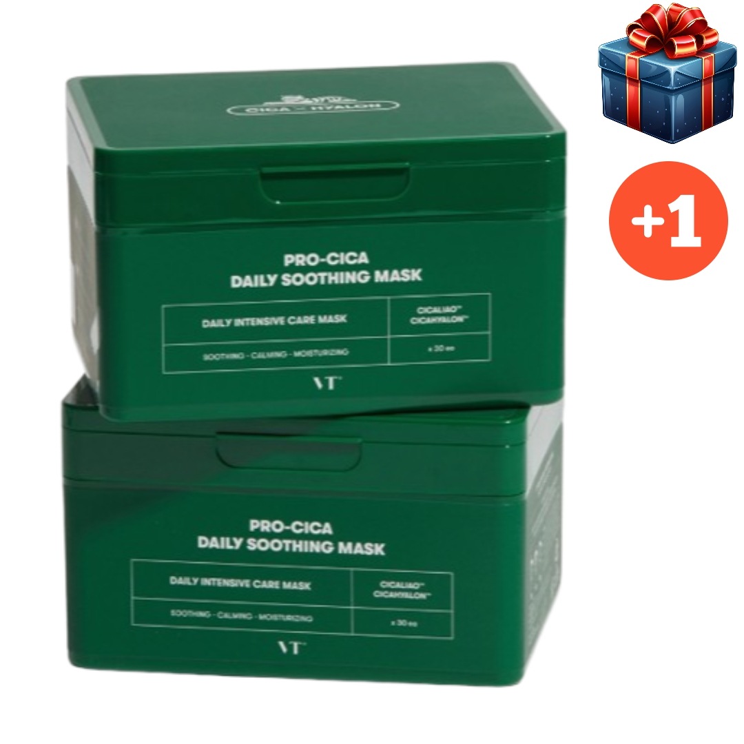 [韓国人気1+1フェイスパック] プロシカ デイリー スージング マスク 30本入り+ 30本入り 計 60本入り 鎮静 水分 フェイスパック スキンケア 正規品 光彩 活力 元気密着 トーンアップ