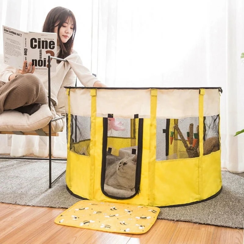 短纳期 ペット分娩室 60*110cm 四季適用 ペット遊園地 テント おもちゃ ベッド 小型犬用 猫用ベッド ペット用 犬用品 猫用品 ペット用品 クッション ペット寝室 おしゃれ 犬猫兼用