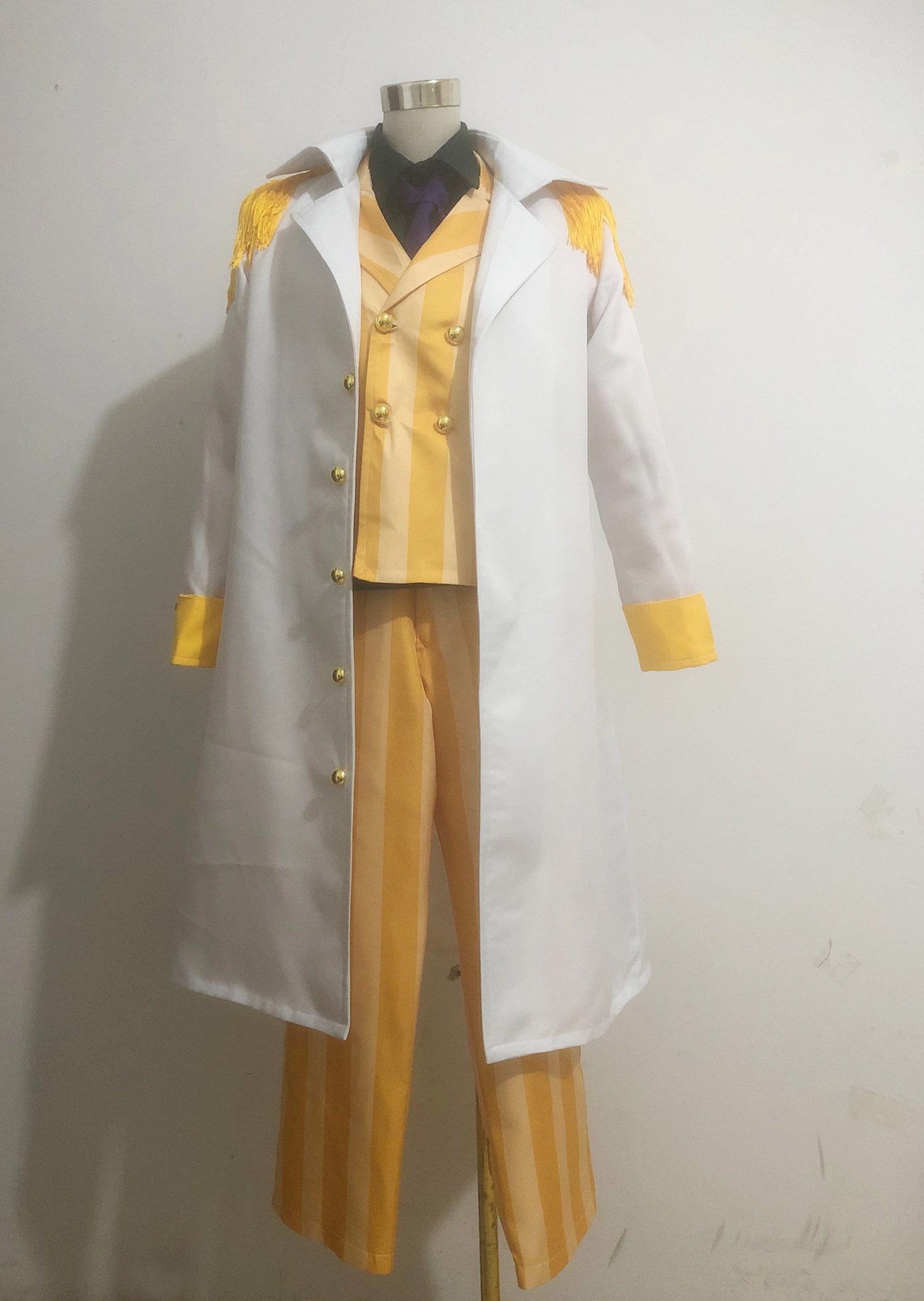 コスプレ衣装 に適合する ONE PIECE ワンピース ボルサリーノ 黄猿 大人の子供用 コスプレ S625