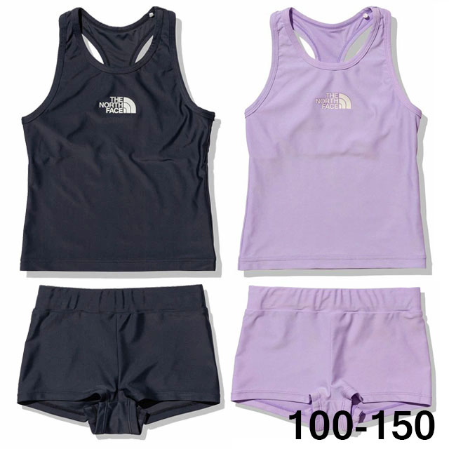 ザ・ノース・フェイス 女の子 キッズ ジュニア 水着 ガールズウォーターウエア NTG12277 セパレートタイプ UVプロテクト 静電ケア 耐塩素仕様 水遊び 水泳 ノ