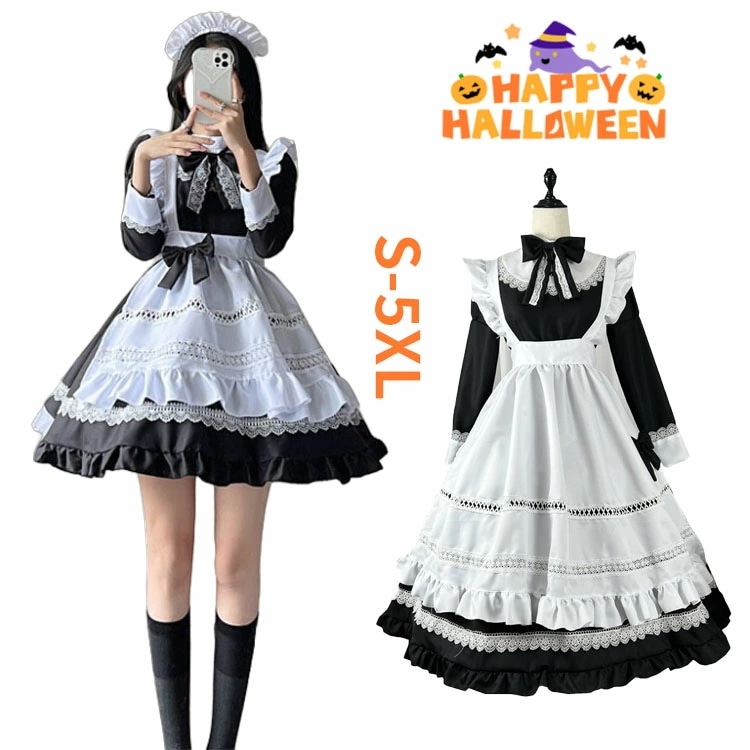 ハロウィン コスプレ メイド服 可愛い レディース 男女兼用 セクシー 制服 男性用 男の娘 大人 エプロン カチューシャ 半袖 シンプル 大きいサイズ 衣装 女性 コスチューム 可愛い ワンピース