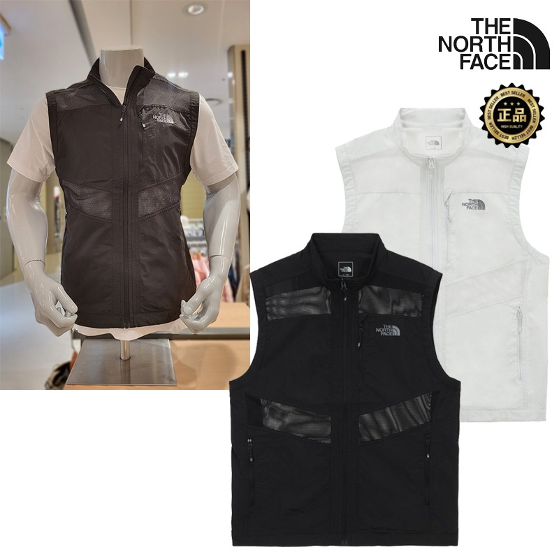 NV5VS00 MS MESH FLY VEST 26SS 軽量 アウトドア 通気性 レジャー 旅行 キャンプ 釣り 春夏 デイリー レイヤード コーデ提案 半袖Tシャツ ナイロンパンツ 韓国っぽ