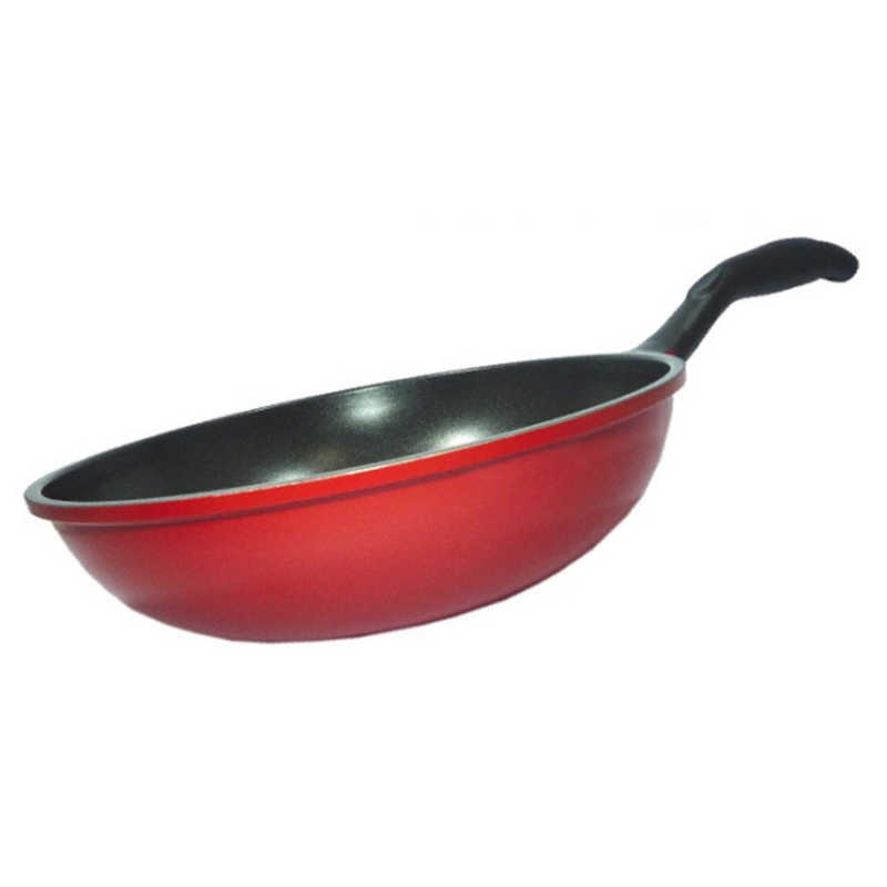 セブンスター　シーサーメット C-CERMET (アルミを超えるマグネシウム12％合金) IH・ガス兼用 中華鍋 28cm　7STWOK28XYLRD