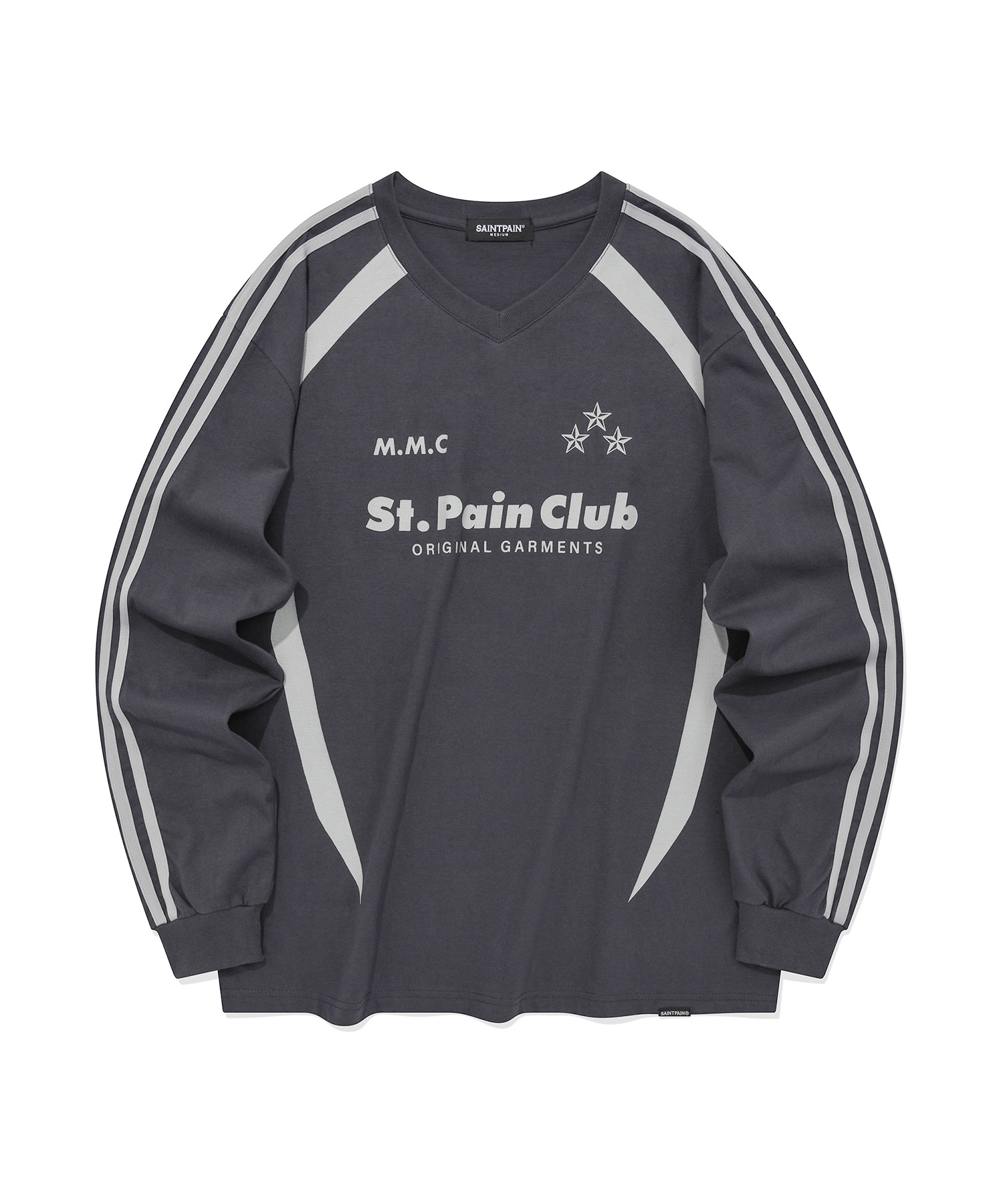 SP M.M.C emblem line long sleeve-charcoal 5,939円