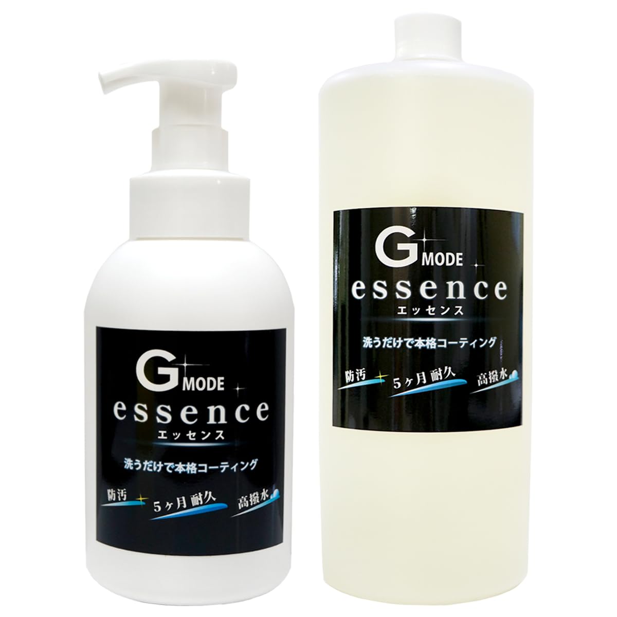 carpika.net (カーピカネット) 車 コーティング剤 大容量 Gモード エッセンス 黒ラベル 1500ml 撥水シャンプー 洗車 簡単
