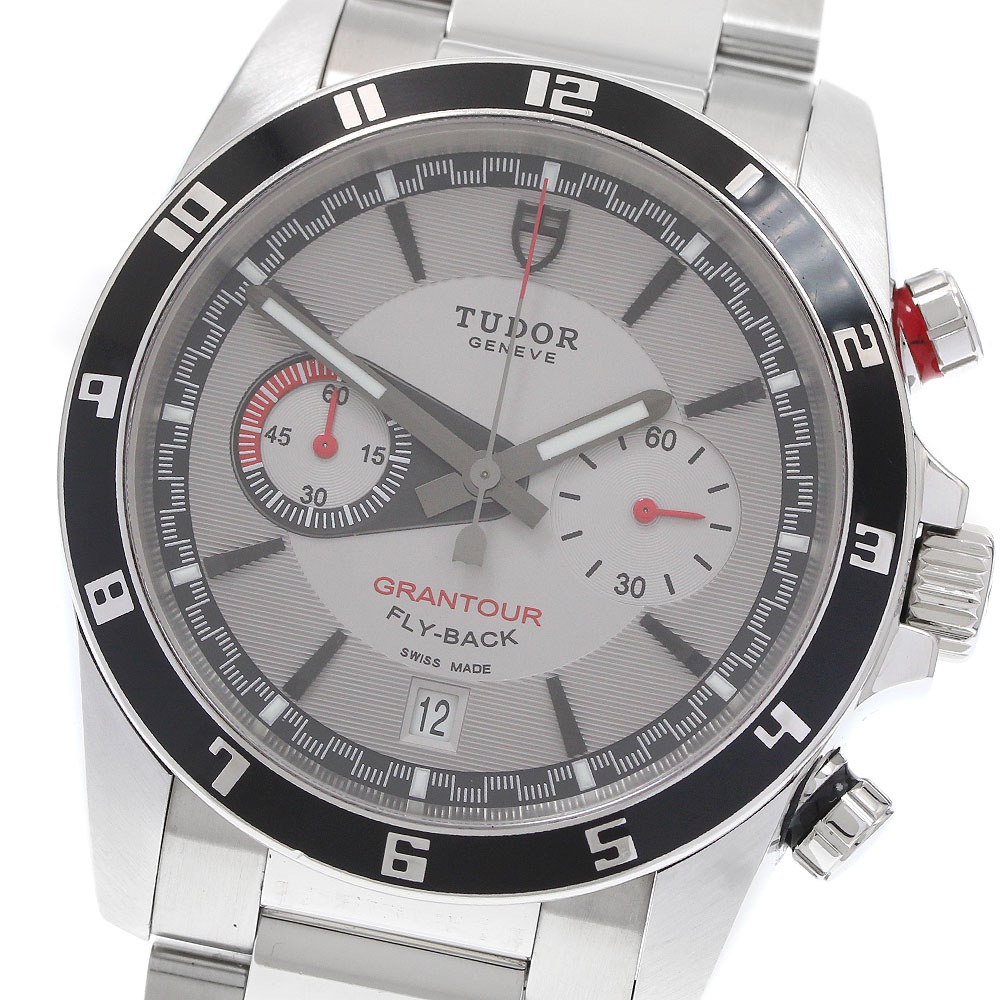 チュードル TUDOR 20550N グランツアー クロノ フライバック デイト 自動巻き メンズ 保証書付き_933133【中古】
