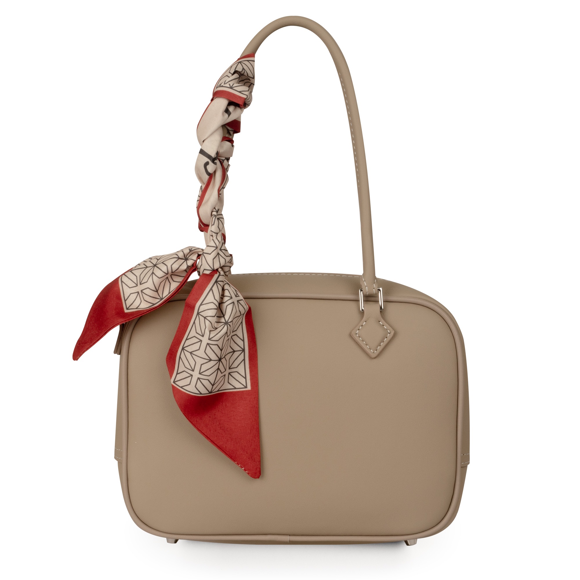 F3504 フレンチエレガントレザーバッグ カーキ色 36,985円