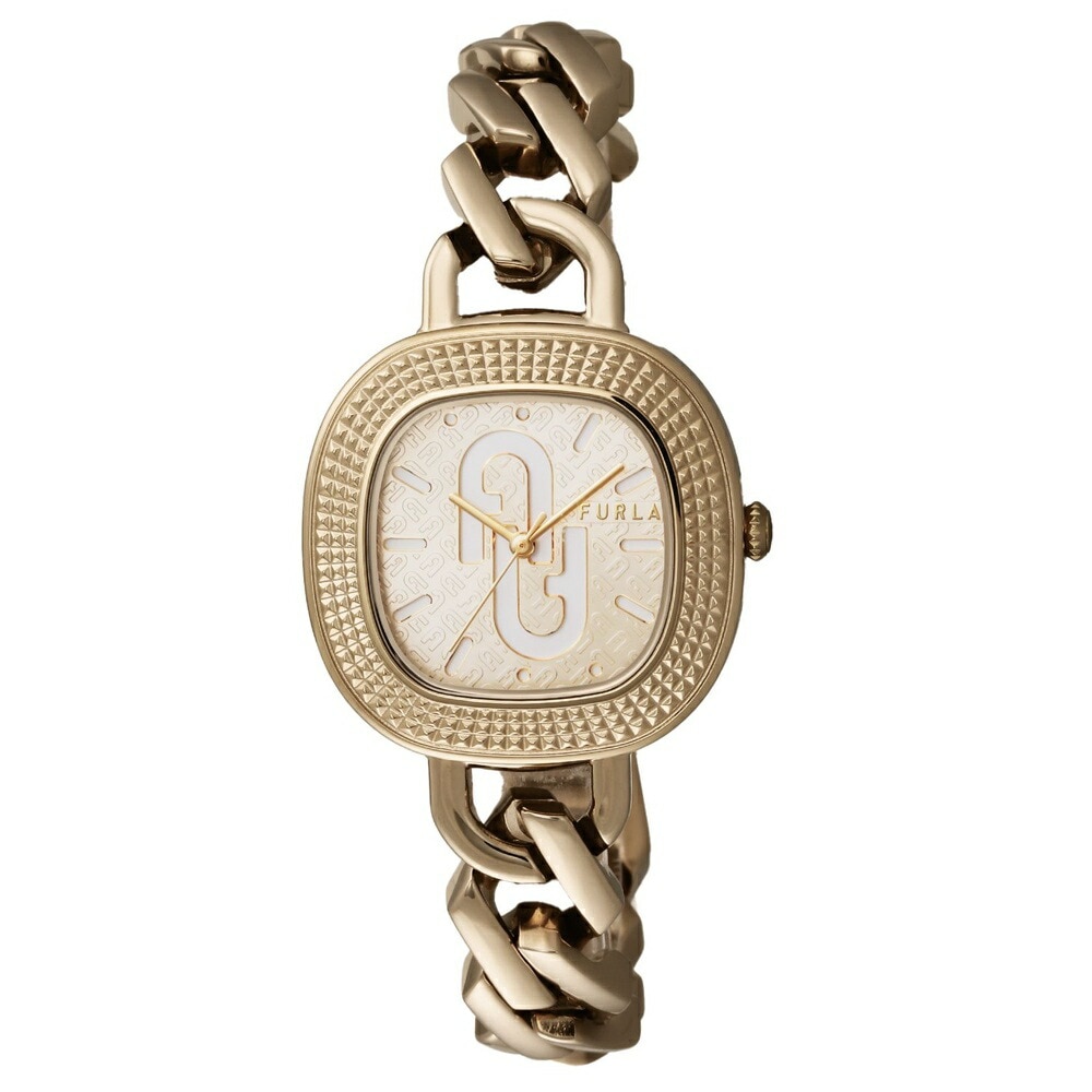 フルラ 腕時計 レディース ブランド ゴールド ステンレス ブレスレット TVシェイプ ゴールド文字盤 時計 シンプル かわいい おしゃれ 大人 女性 女友達 母 妻 彼女 お祝い 記念日 贈り物 サ 17,175円