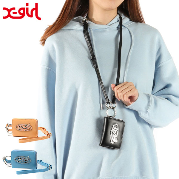 コインケース レディース かわいい 財布 ブランド おしゃれ 小さい ショルダー 2WAY 定期入れ OVAL LOGO BUCKLE COIN ＆ CARD CASE 105251054011