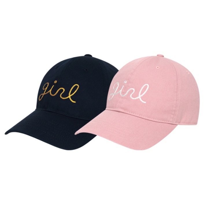 [NCTランジュン着用]GIRLSKATE STITCH TEXT LOGO CAP