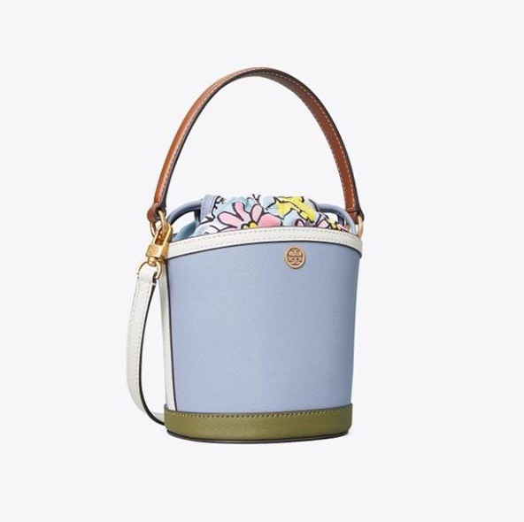 80621 ROBINSON COLOR-BLOCK MINI BUCKET BAG