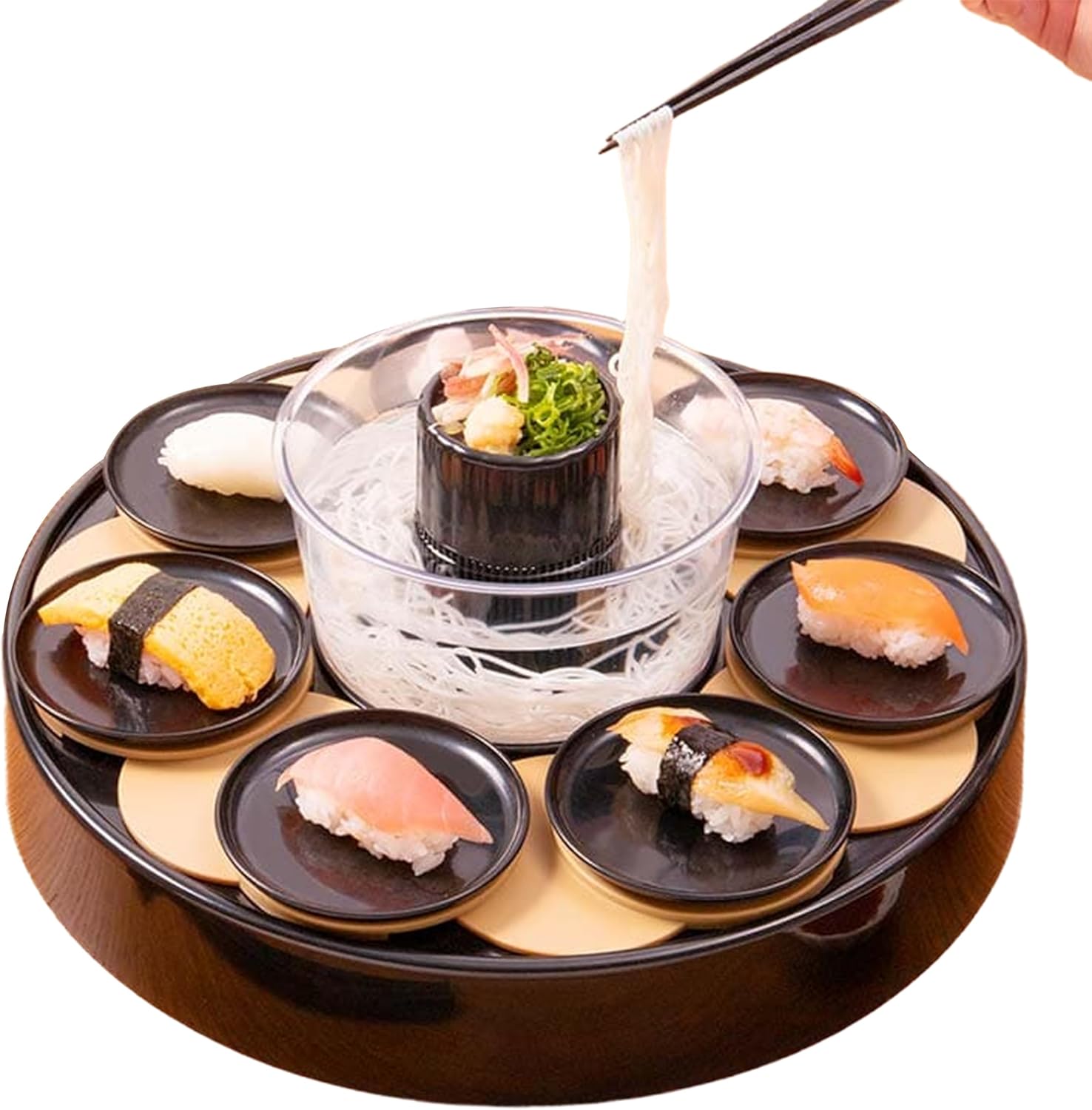 【回転すしまつり ～二刀流～】回転寿司 流しそうめん ホームパーティー 寿司パーティー そうめん流し おうち時間 ファミリー向け 子供向け おもちゃ キッチン家電 簡単操作 ビッグサイズ KDSS-0