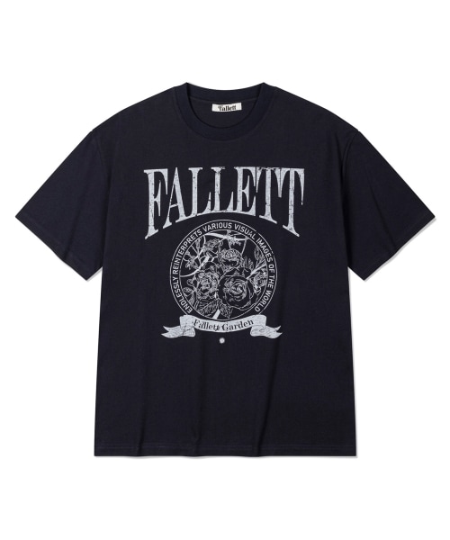 ファレットローズエンブレムショートスリーブ T シャツネイビー 6,091円