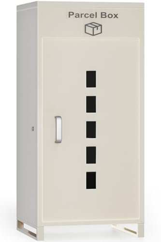 【複数投函可能/ポスト一体型/大容量】 VARNIC 宅配ボックス 組み立て不要 宅配BOX 防水 屋外 ポスト 大容量 置き配 宅配便ボックス ポスト付き 大型 盗難防止 両開扉 戸建て用 個人宅