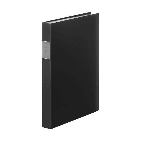 （まとめ）キングジム FAVORITESクリアーファイル(透明) A4タテ 60ポケット 背幅34mm 黒 FV166-3Tクロ 1冊 (×5セット)