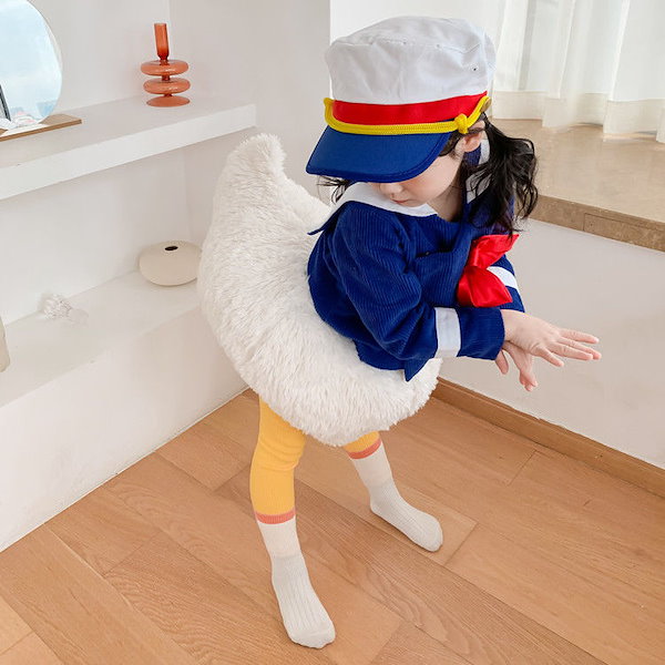 ドナルドダック コスム コスプレ 子供服 ベビー かわいい 漫画 巨尻 スーツ 衣装