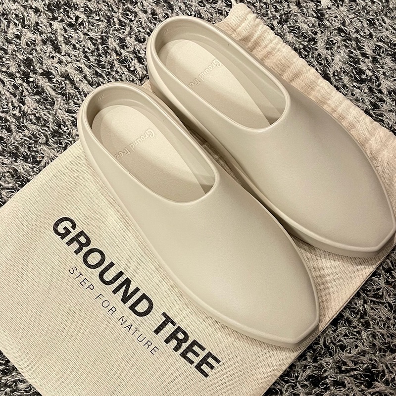 [グラウンドツリー］サイプレススクェアミュールサンダルスニーカー(ベージュ) 그라운드트리 뮬샌들 베이지