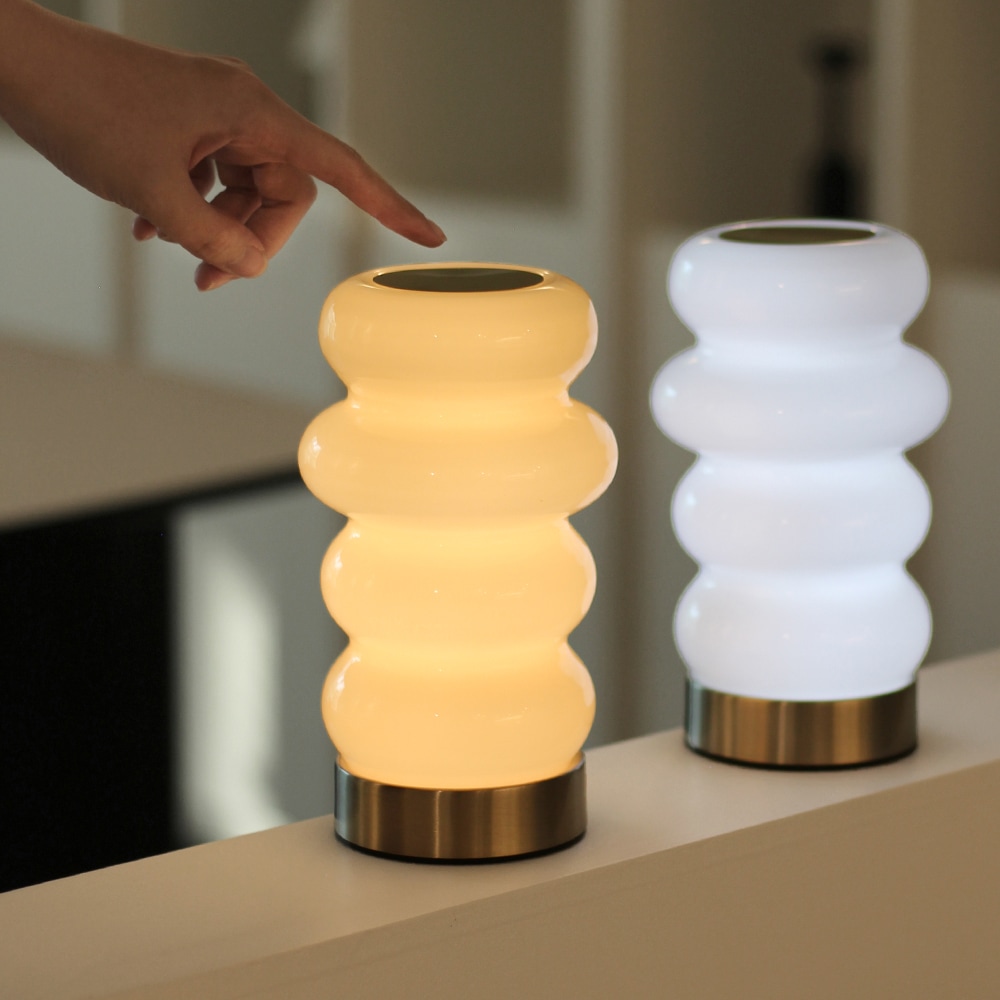 【メガ割】韓国インテリア風バブルガラスムードライトLED 家族プレゼント・おしゃれ照明・癒しライト