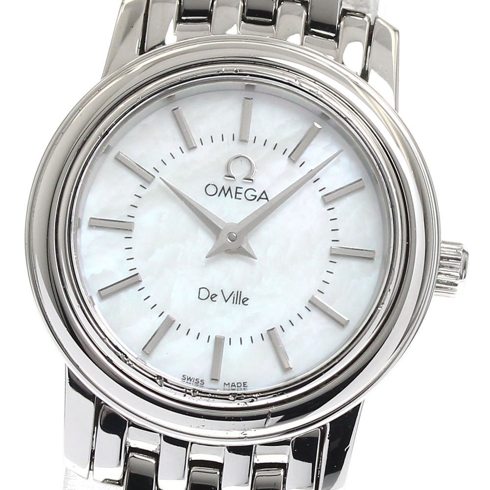 オメガ OMEGA 4570.72 デビル プレステージ クォーツ レディース 保証書付き_886435【中古】