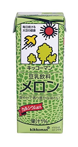 他サイト： キッコーマン 豆乳飲料 メロン 200ml 18本の商品画像