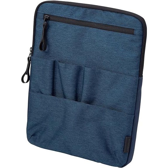 （まとめ買い）ビジネス収納 FASTORAGE バッグインバッグ 14インチ ネイビー FS107NB [x3]