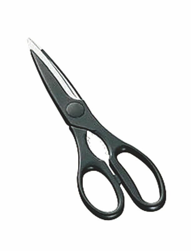 （まとめ買い）シルキー料理バサミ 黒 KSP-220 [x3]