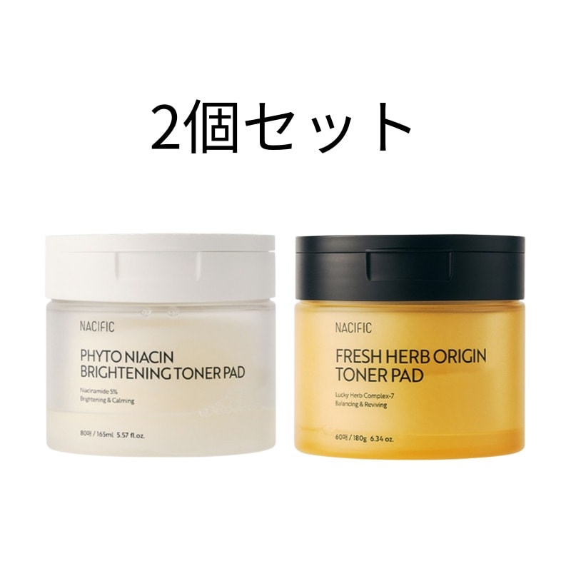 【新商品】フィット ピート ナイアシン ブライトニング トナー パッド 80枚+フレッシュハーブ オリジントナーパッド60枚/スキンケア/保湿/栄養/しっとり/弾力ケア/潤い美容液/毛穴美容液 7,968円