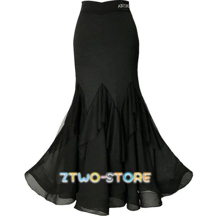 オーダーメード 社交ダンスドレス ラテンドレス　モダンドレス　ロングスカート　ダンスウエア　競技　デモ　ダンス衣装