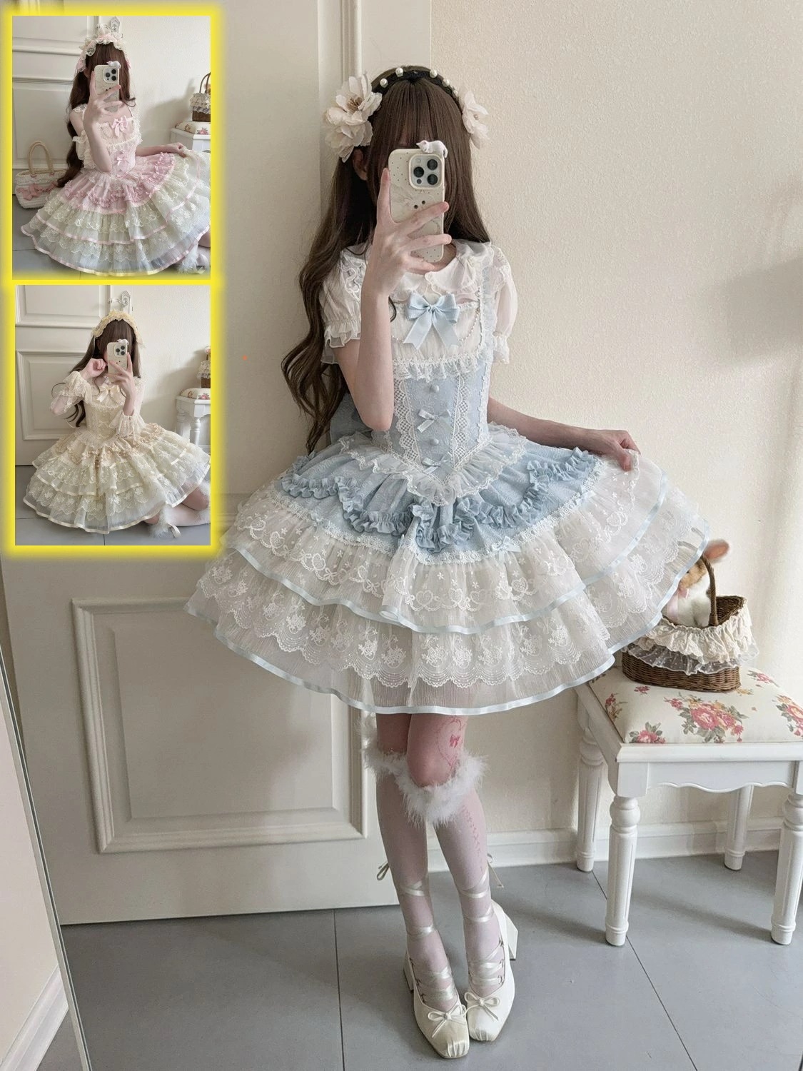「新品販売」「即納」ロリータドレス ジャンパースカート ワンピース レディース ハロウィン コスプレ衣装 ワンピース オペラ コスチューム 演出服 ロリータ イベント お嬢様 お茶会 文化祭 萌え