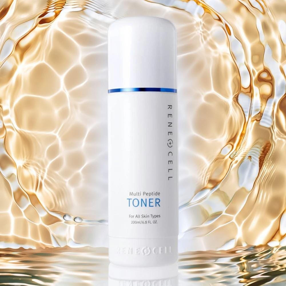 【RENECELL】マルチペプチドトナー 200ml スキンケア 化粧水 保湿 エイジングケア ペプチド配合 高保湿 弾力 肌バリア 乾燥対策 敏感肌対応 低刺激 無添加 透明感 キメ改善