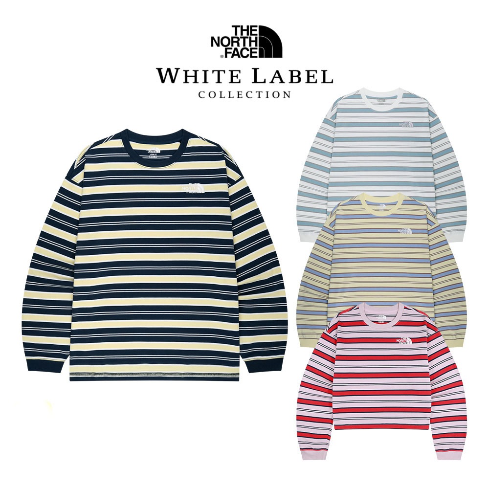 BONBON L/S R/TEE WHITE LABEL 長袖 スウェット Tシャツ カットソー トレーナー トップス カジュアル デーリー コーデ 男女兼用 春 NT7TS03J NT7TS03K