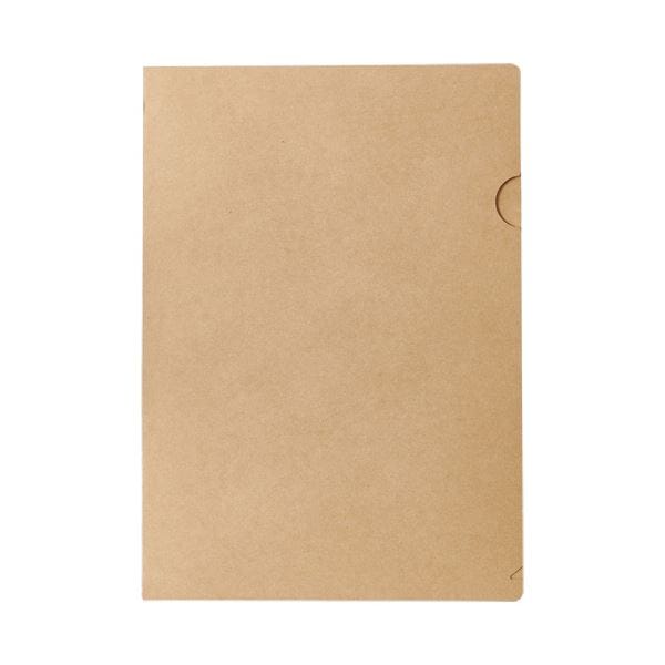 （まとめ） 今村紙工未晒クラフト紙製ファイル A4 MKF-A430 1パック（30枚） (×10セット)