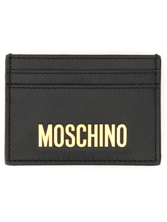 MOSCHINO Men Wallet 81328001 3555 BLACK