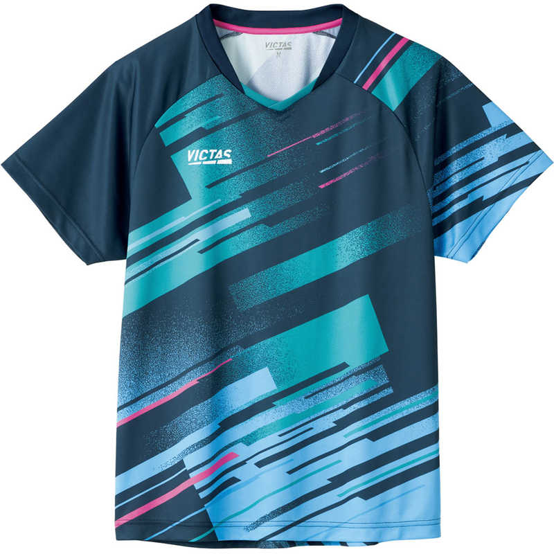 VICTAS　男女兼用 ユニセックス エナジーゲームシャツ(ENERGY GS)(2XSサイズ/) ネイビー　612202