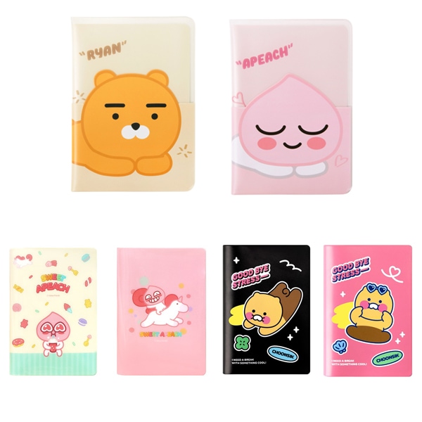 クリア アピーチ チュンシク 韓国 パスポートケース 6種類