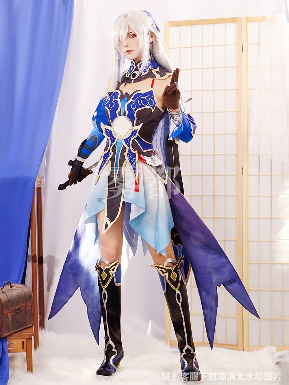 鏡流（ケイリュウ） 崩壊 スターレイル コスプレ セットアップ Honkai Star Rail 镜流 Jingliu